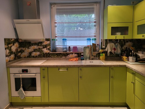Küche mit elektrogeräten - küche,